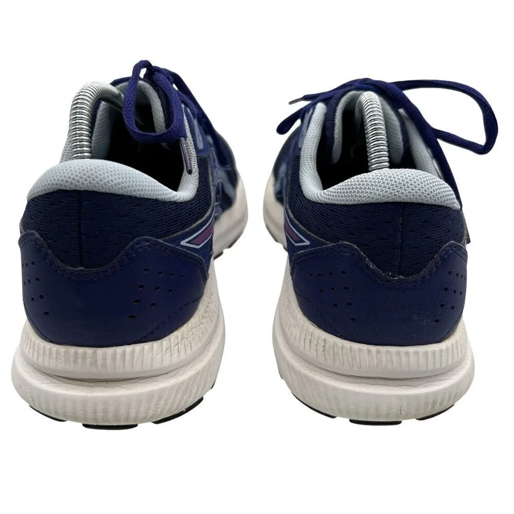 Asics Gel Contend 8 Womens 9W Running Shoes Athletic Dive Blue Soft Sky Sneaker